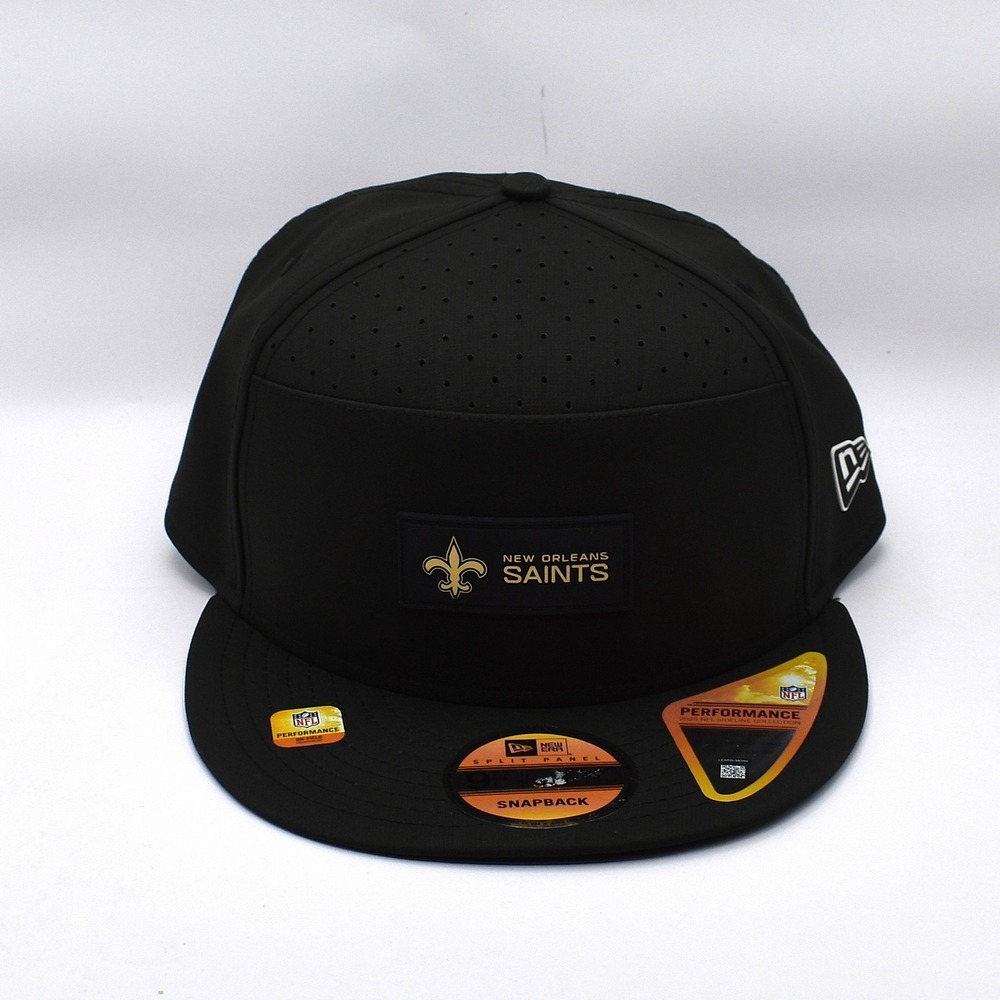 New Era 9FIFTY New Orleans Saints Black NFL Sideline Snapback Hat Cap OSFM NWT